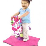 Комплекс развлекательный Весёлая розовая зебра (Fisher Price Bounce Zebra-Pink).