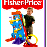 Большой светомузыкальный паркинг Fisher-price с треком НАПРОКАТ